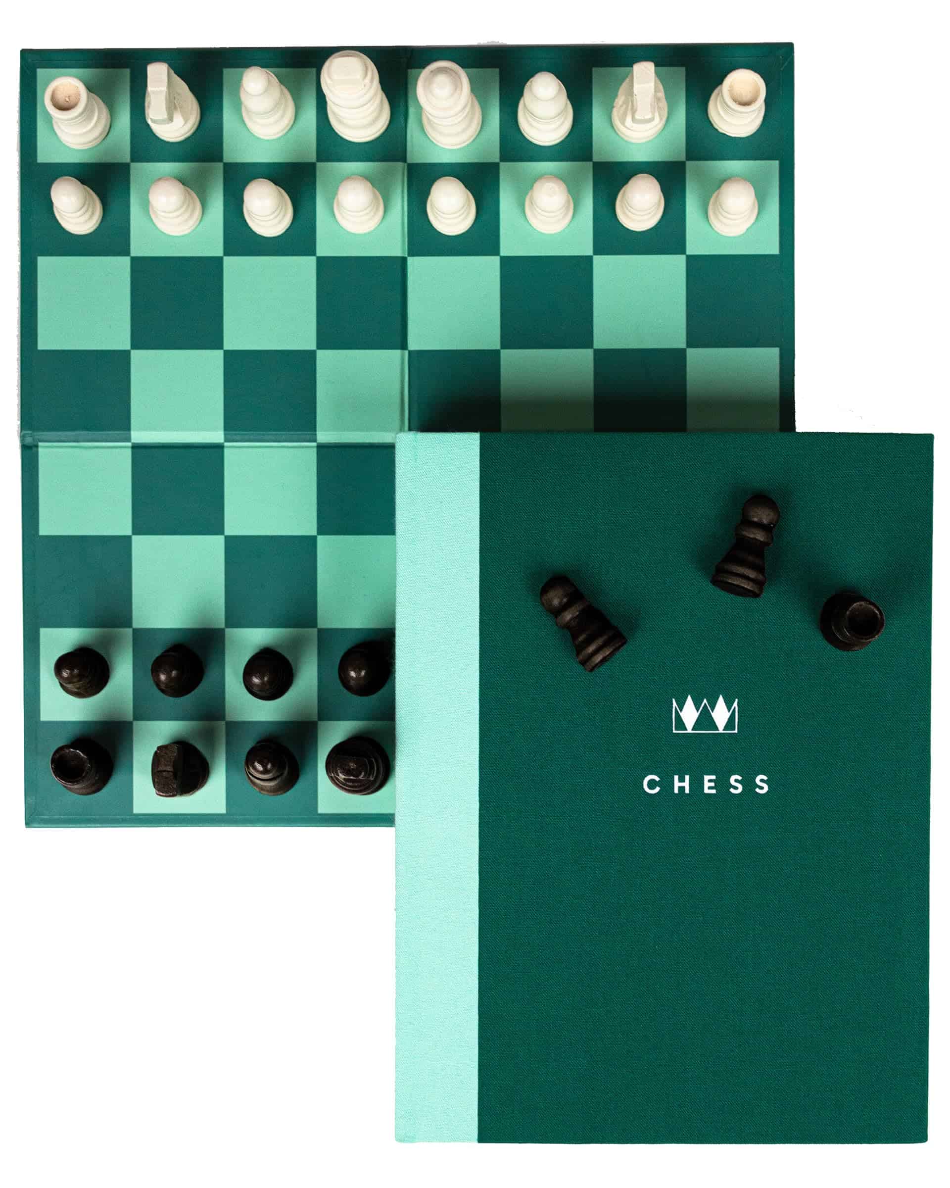 Juego de Ajedrez en Forma de Libro Luckies Juego de Mesa en