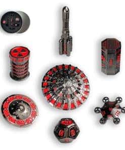 ISSUTID Set de Dados UFO Dados Únicos de Metal Set de Dados