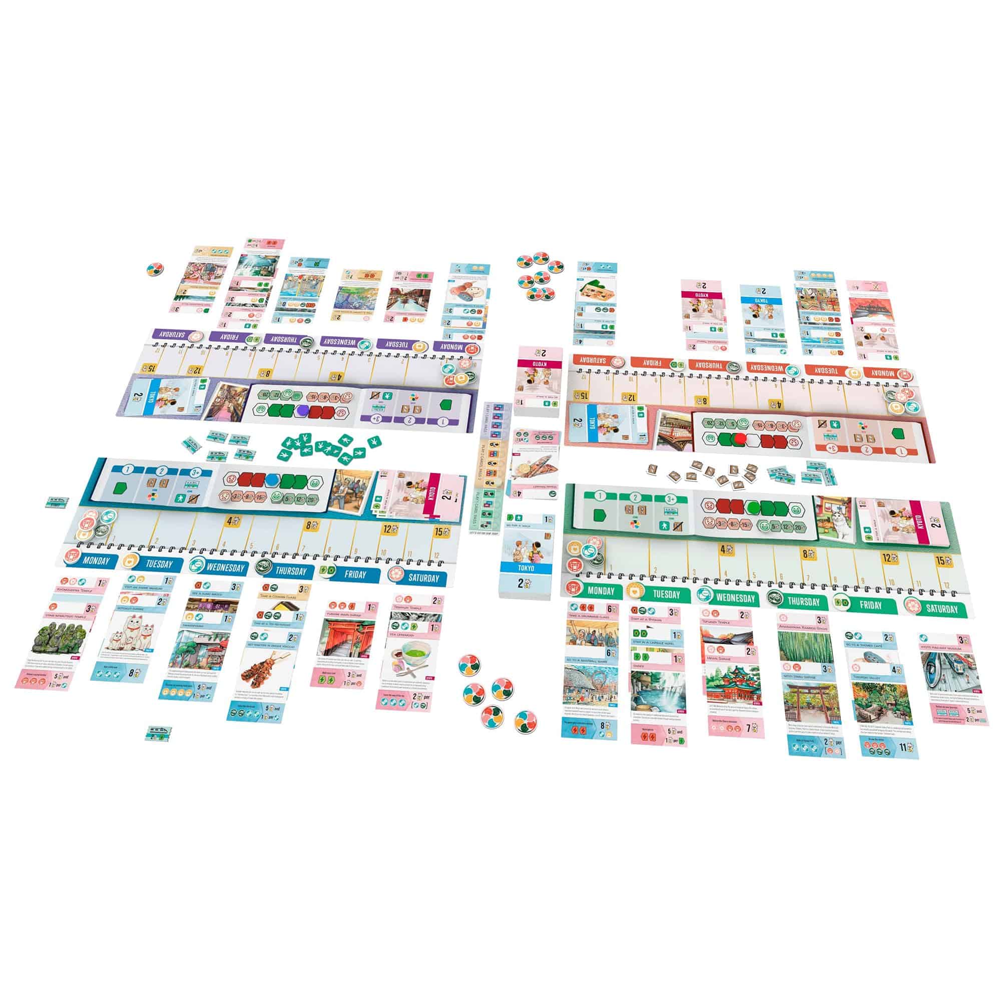 Juego de mesa AEG Let's Go! to Japan | Juego de cartas de - Imagen 5