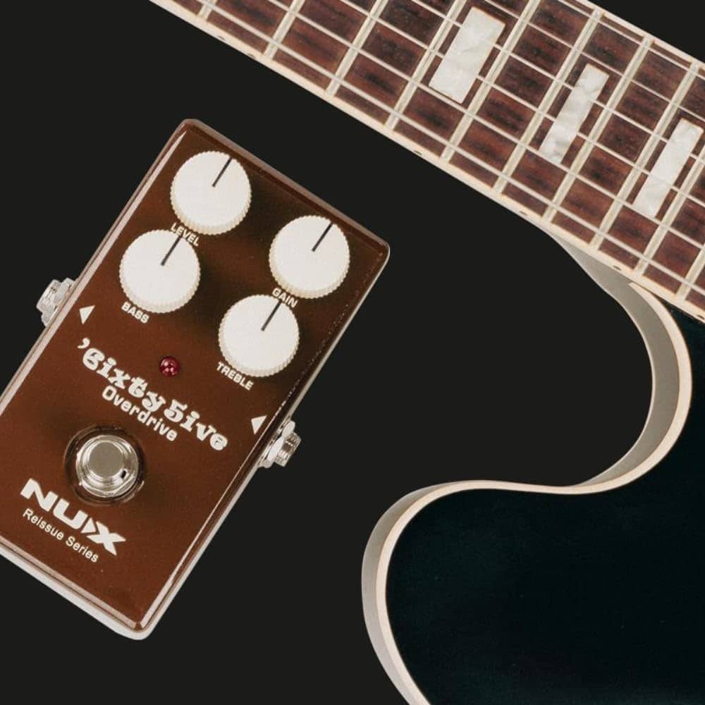 Pedal de Efecto Overdrive NUX 6ixty5ive con 2 Cables de - Imagen 9