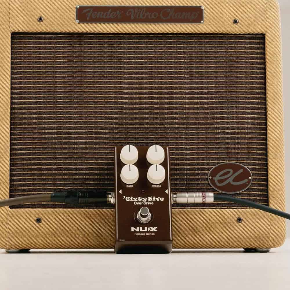 Pedal de Efecto Overdrive NUX 6ixty5ive con 2 Cables de - Imagen 6