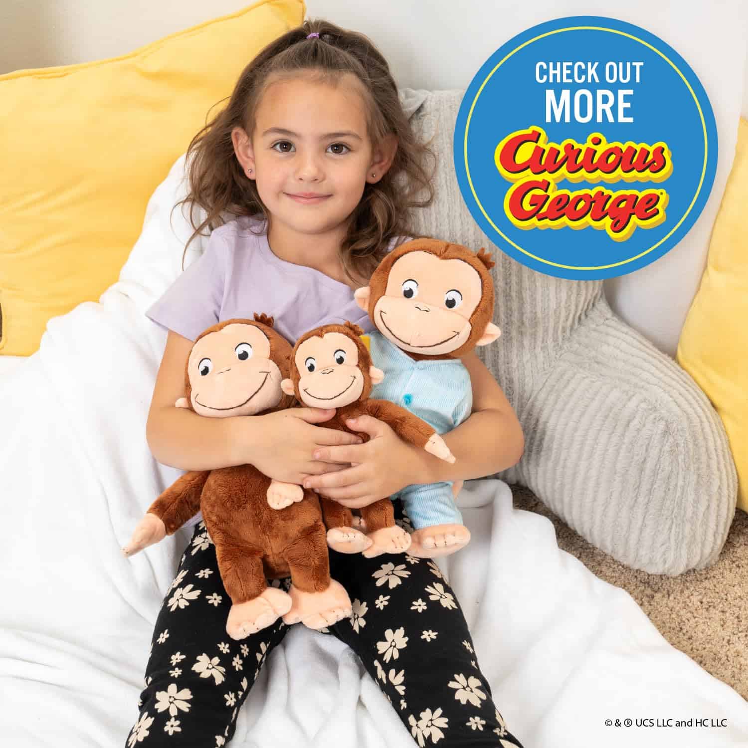 Peluche de Curious George Astronauta Animado para Niños - Imagen 7