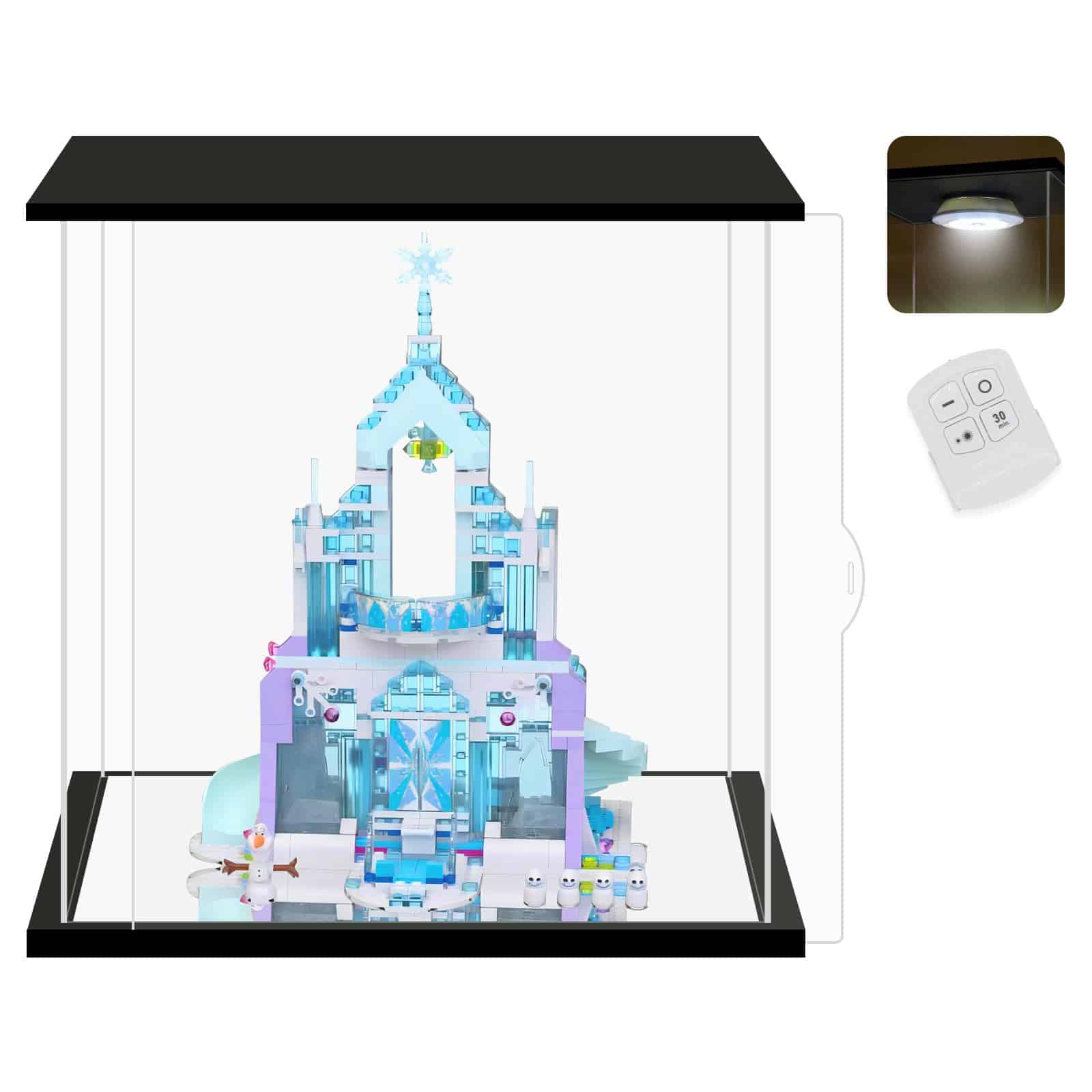 Estuche de Exhibición de Acrílico Transparente con Luz de