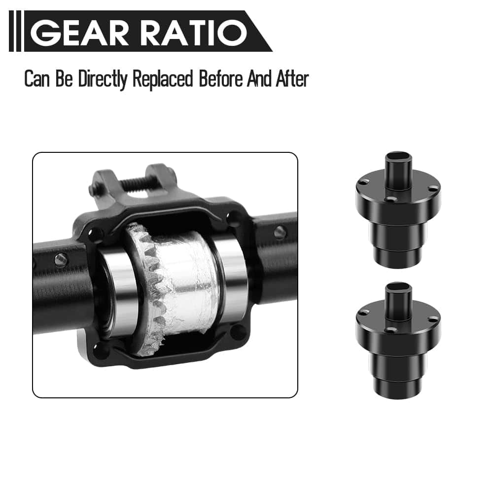 Eje Delantero Trasero Portal GLOBACT para 1/24 FCX24 Set - Imagen 6