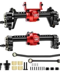 Eje Delantero Trasero Portal GLOBACT para 1/24 FCX24 Set