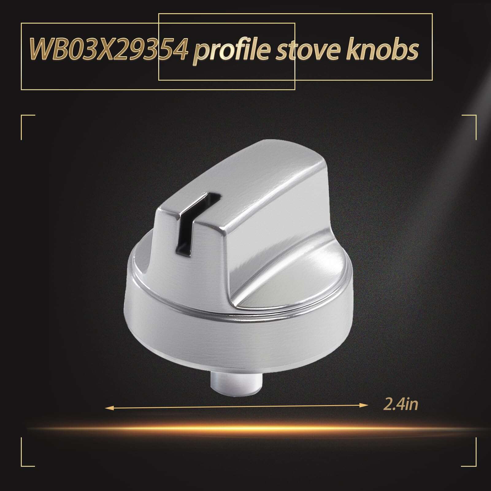 Perilla de estufa 2024 Upgrade WB03X29354 para perillas de - Imagen 4