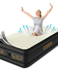 Colchón de Aire VOSSER con Bomba Incorporada, Cubierta de