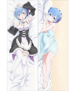 Funda de almohada para cuerpo Misaki1987 Re:Zero Rem Anime