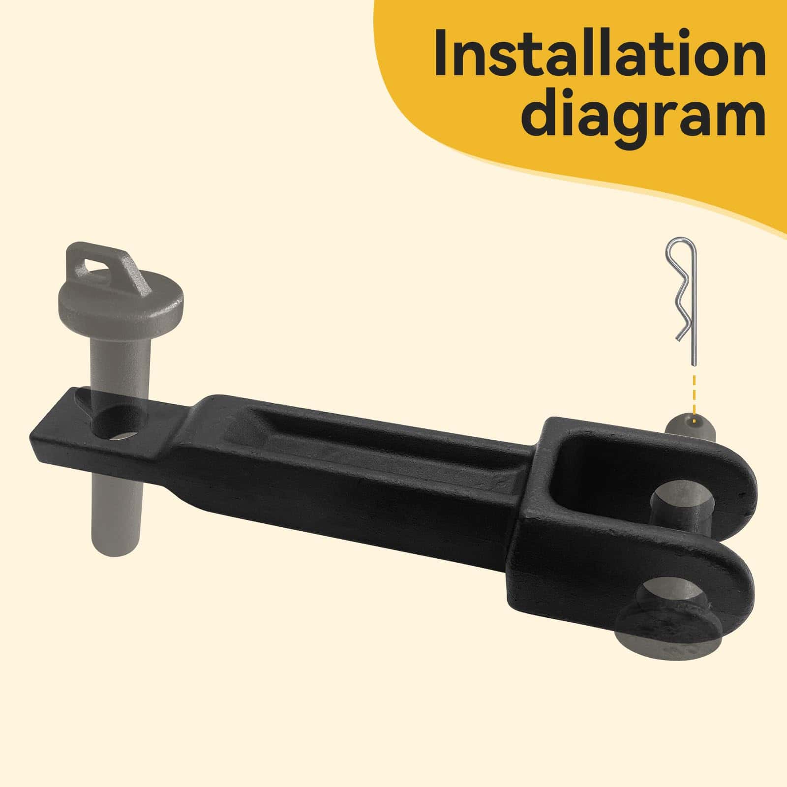 TENGBASE A20-6014 Gancho de Remolque Individual, Correa de - Imagen 7