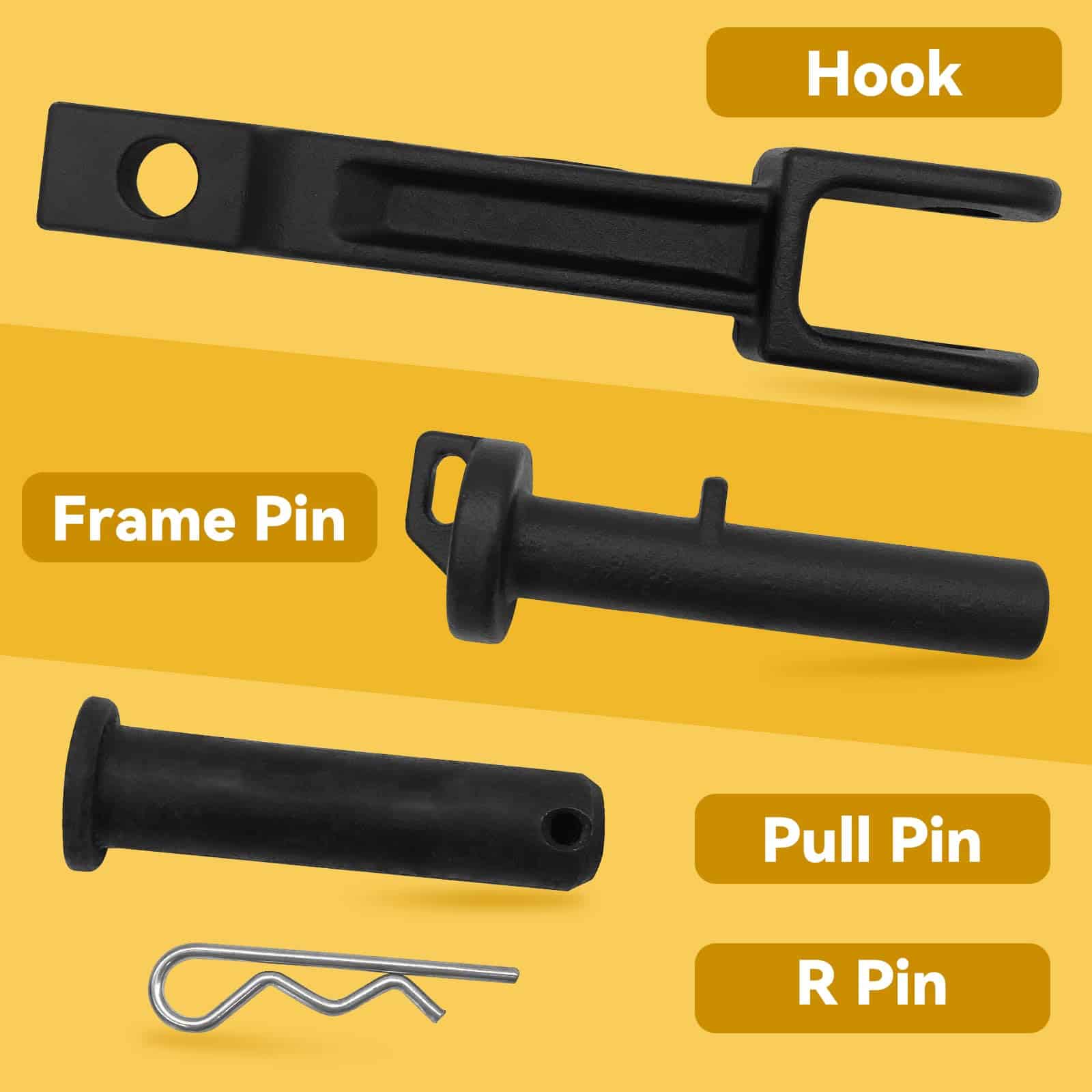 TENGBASE A20-6014 Gancho de Remolque Individual, Correa de - Imagen 8