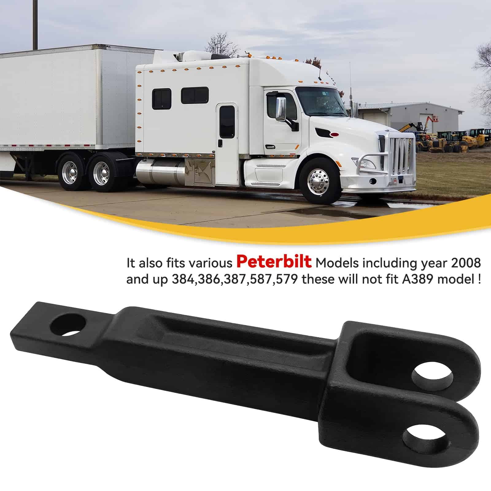 TENGBASE A20-6014 Gancho de Remolque Individual, Correa de - Imagen 3