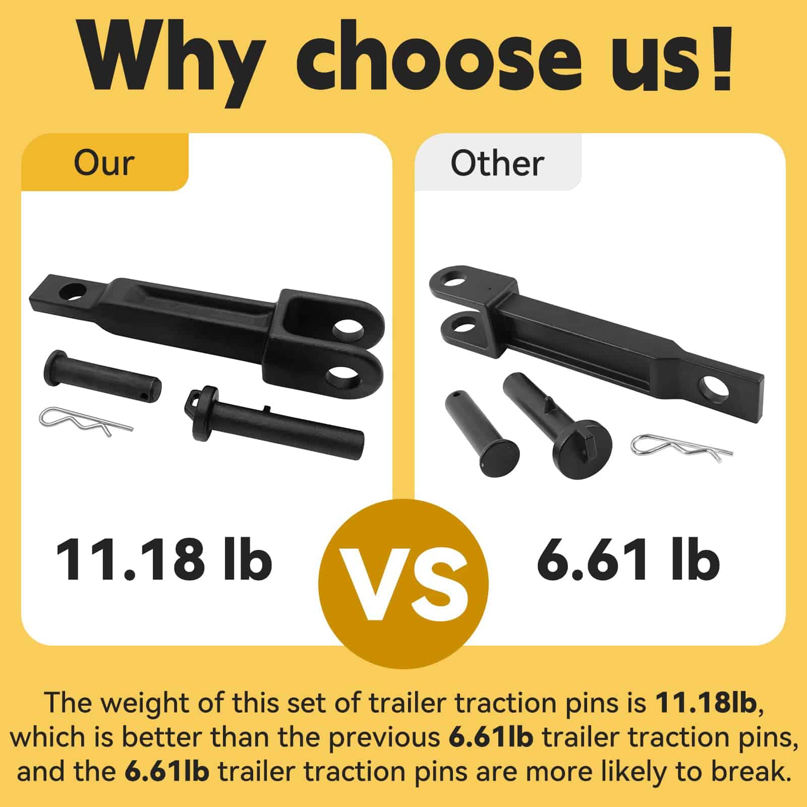 TENGBASE A20-6014 Gancho de Remolque Individual, Correa de - Imagen 5