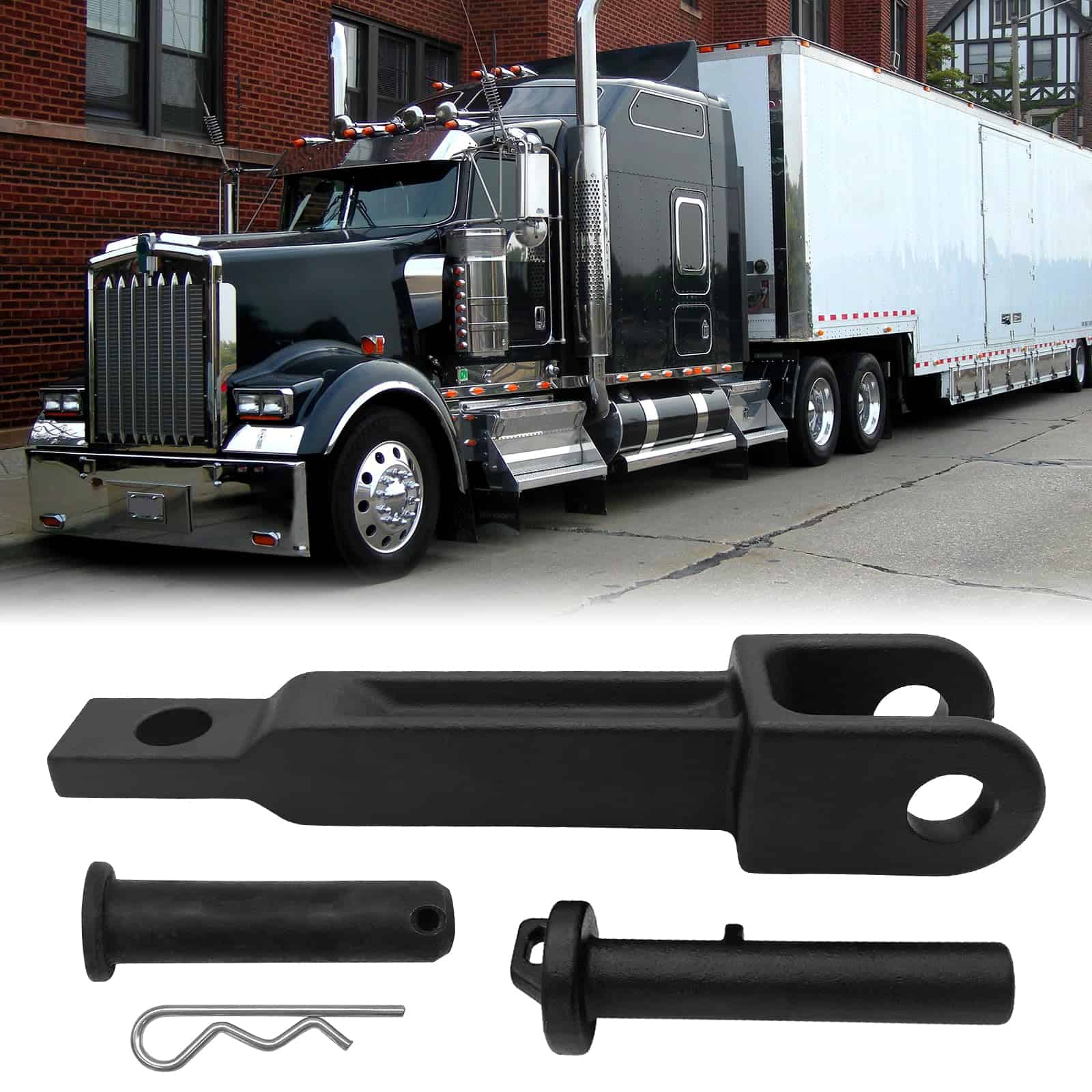 TENGBASE A20-6014 Gancho de Remolque Individual, Correa de