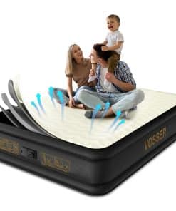 Colchón de Aire VOSSER Queen con Bomba Incorporada, Colchón