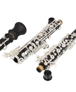 Oboe Nivel Estudiante Principiante Cuerpo de ABS Plateado