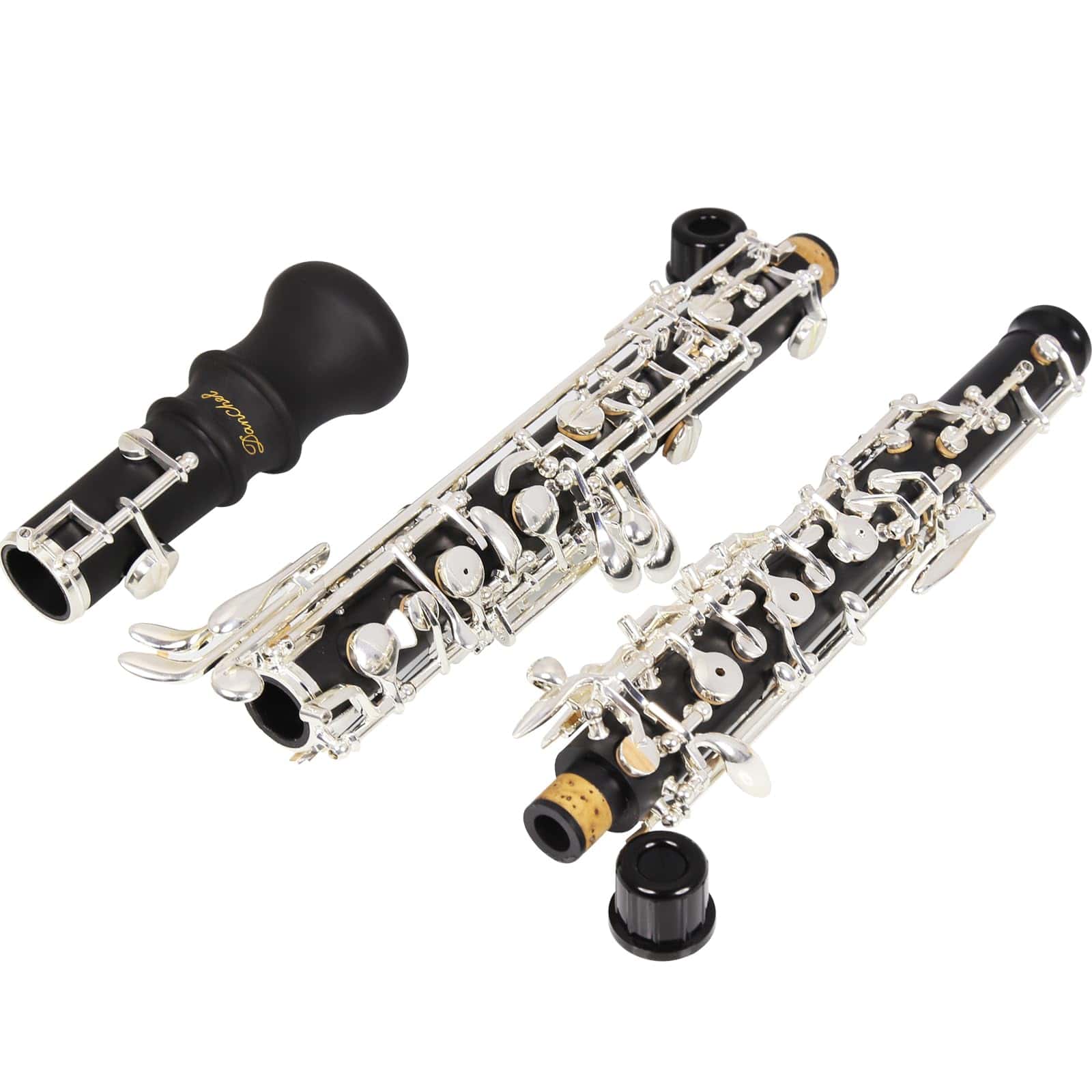 Oboe Nivel Estudiante Principiante Cuerpo de ABS Plateado