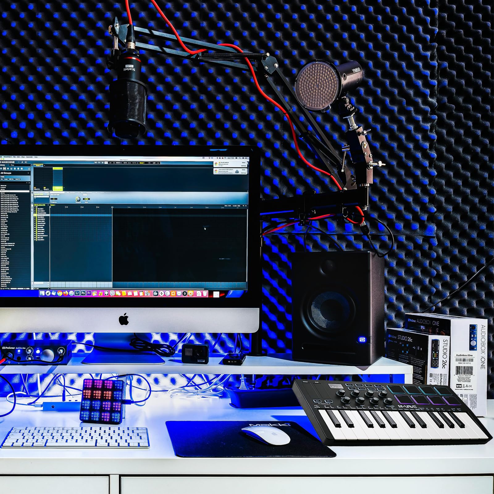 Controlador de teclado MIDI USB M-VAVE de 25 teclas con 8 - Imagen 4