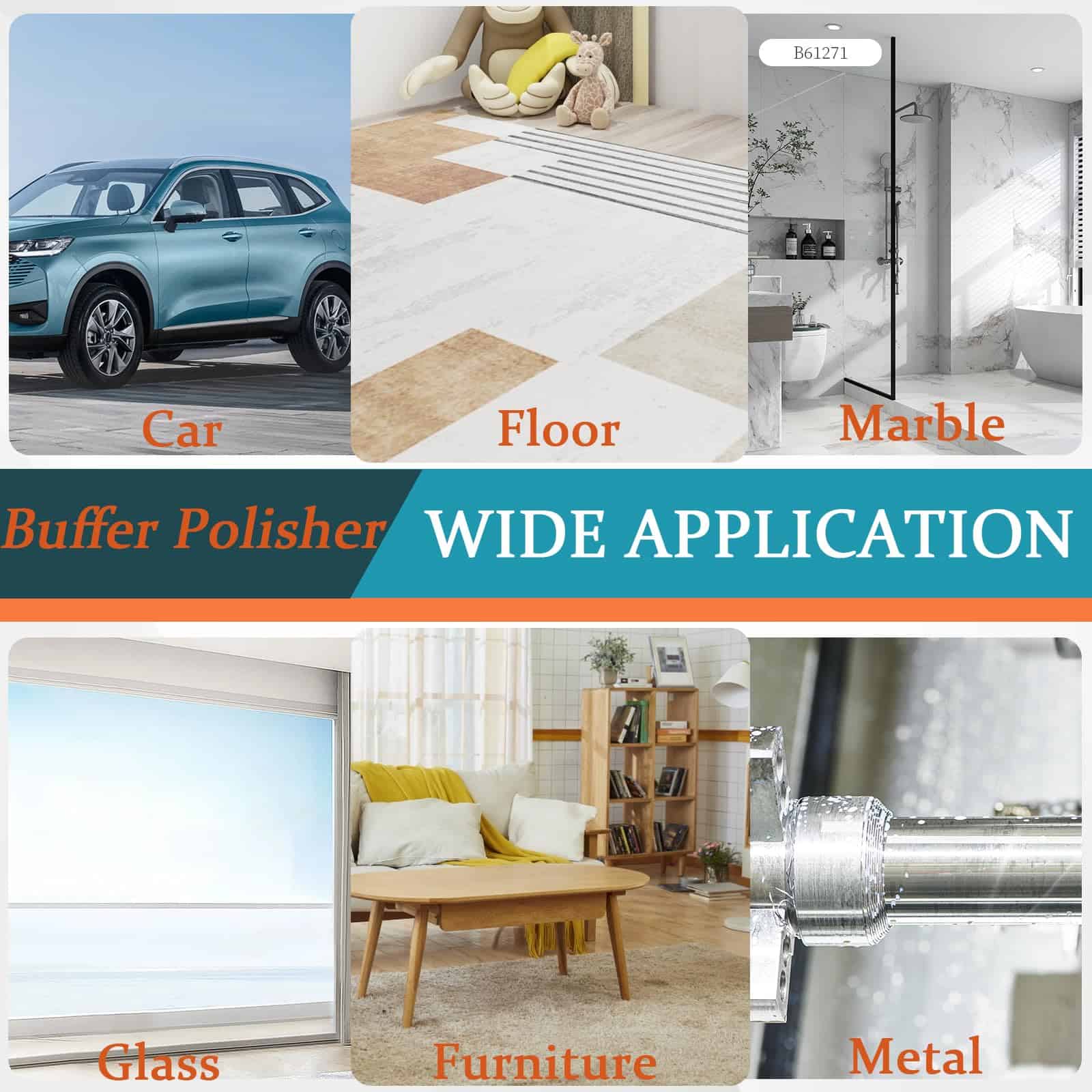 Pulidora de Buffer, Kit de Pulidores y Pulidoras para - Imagen 8