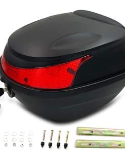 Caja Trasera de Raqueta para Moto de 25L, Baúl de