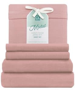 Juego de sábanas de franela Modal Comfort Lab, 4 piezas,