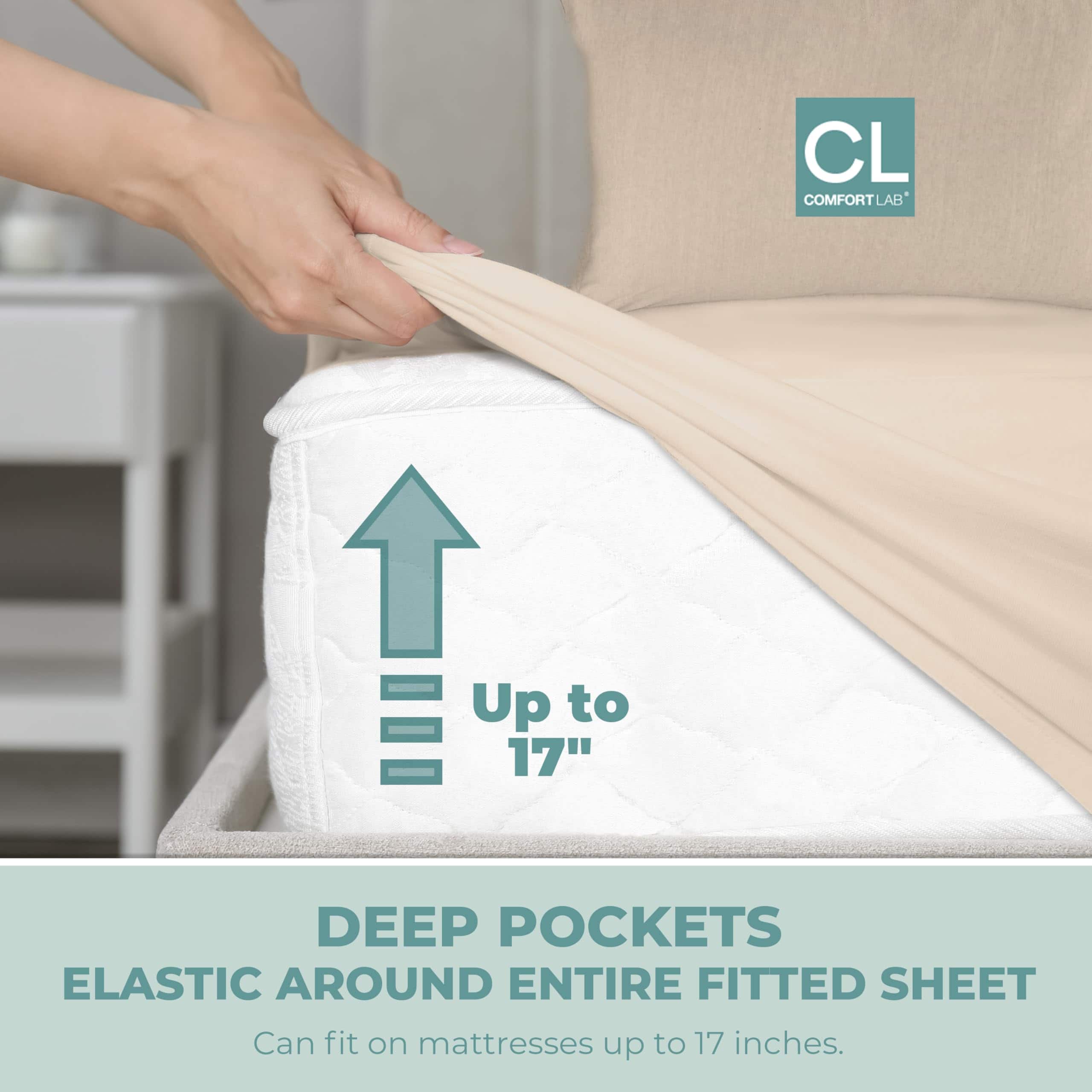 Juego de sábanas de punto de jersey de modal Comfort Lab, 4 - Imagen 6