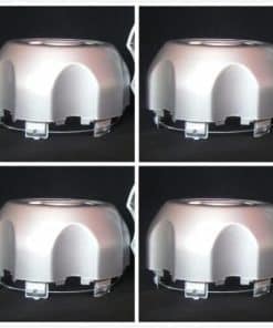 Hongyuntong 4pcs Tapacubos plateados compatibles con Nissan