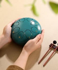 Steel Tongue Drum, Tambor de Lengua de Acero -alaquita)