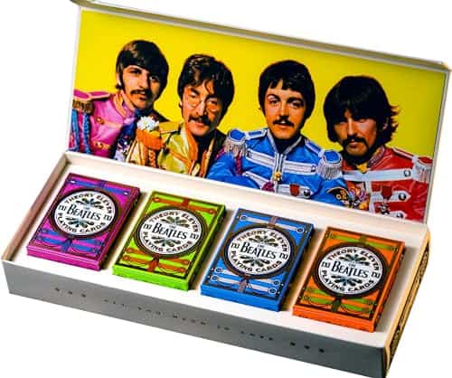 Set de caja de cartas de juego theory11 Beatles