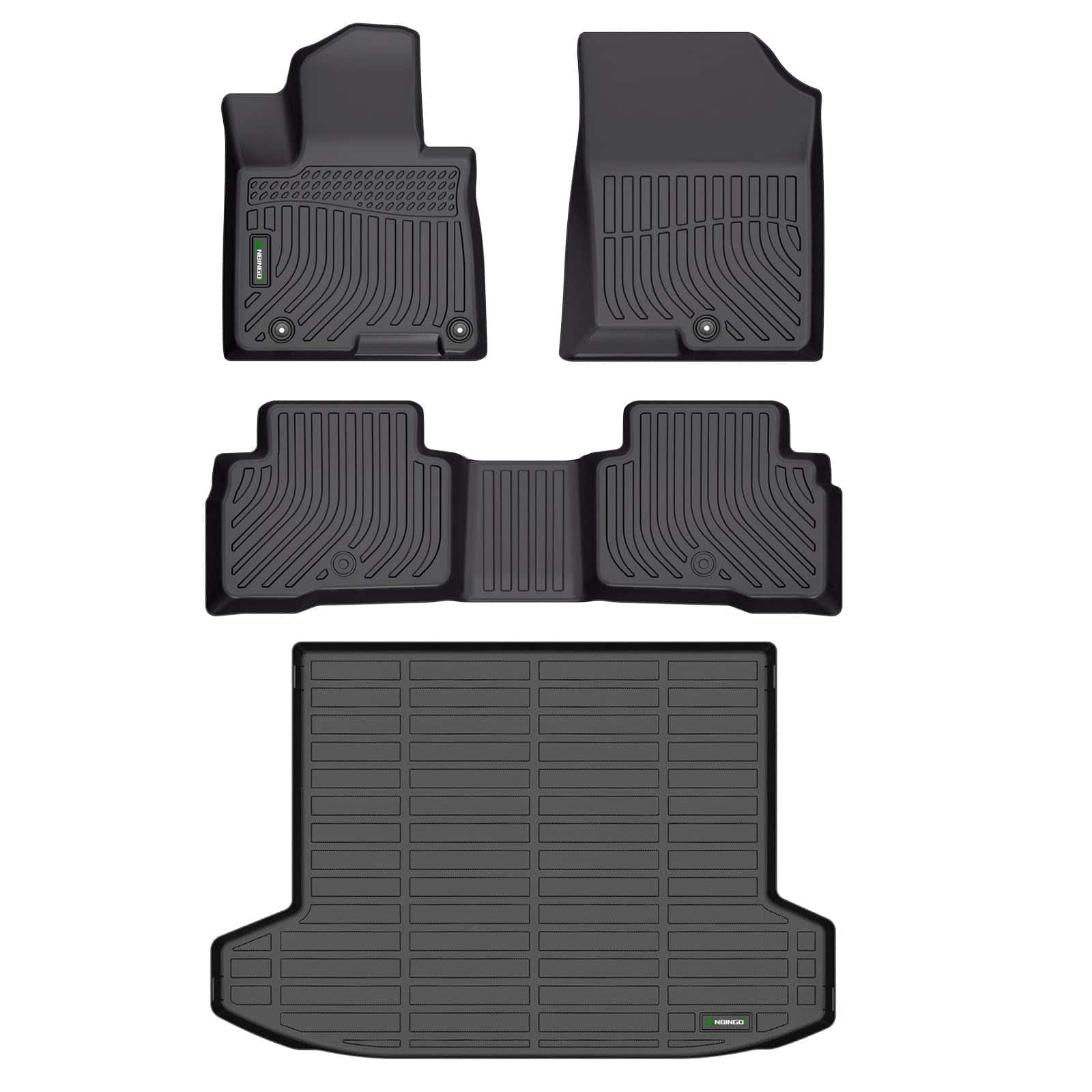 ANBINGO Juego de Tapetes y Forro de Carga para Hyundai