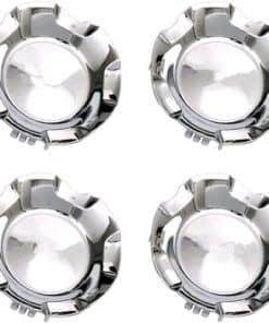 JUNBIE 4pc Gloss Silver para Chevy Centro de Rueda