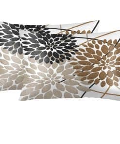 Fundas de almohada lumbares verdes de Dahlia Tlovudori