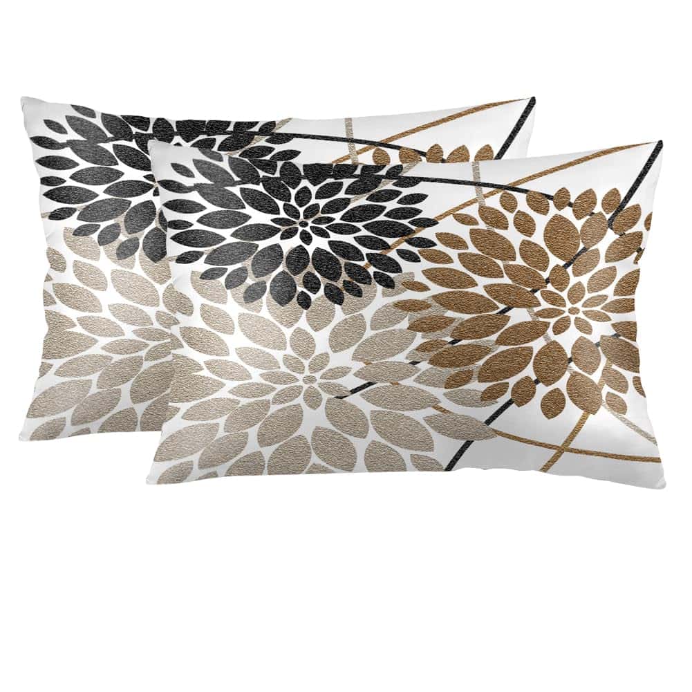 Fundas de almohada lumbares verdes de Dahlia Tlovudori