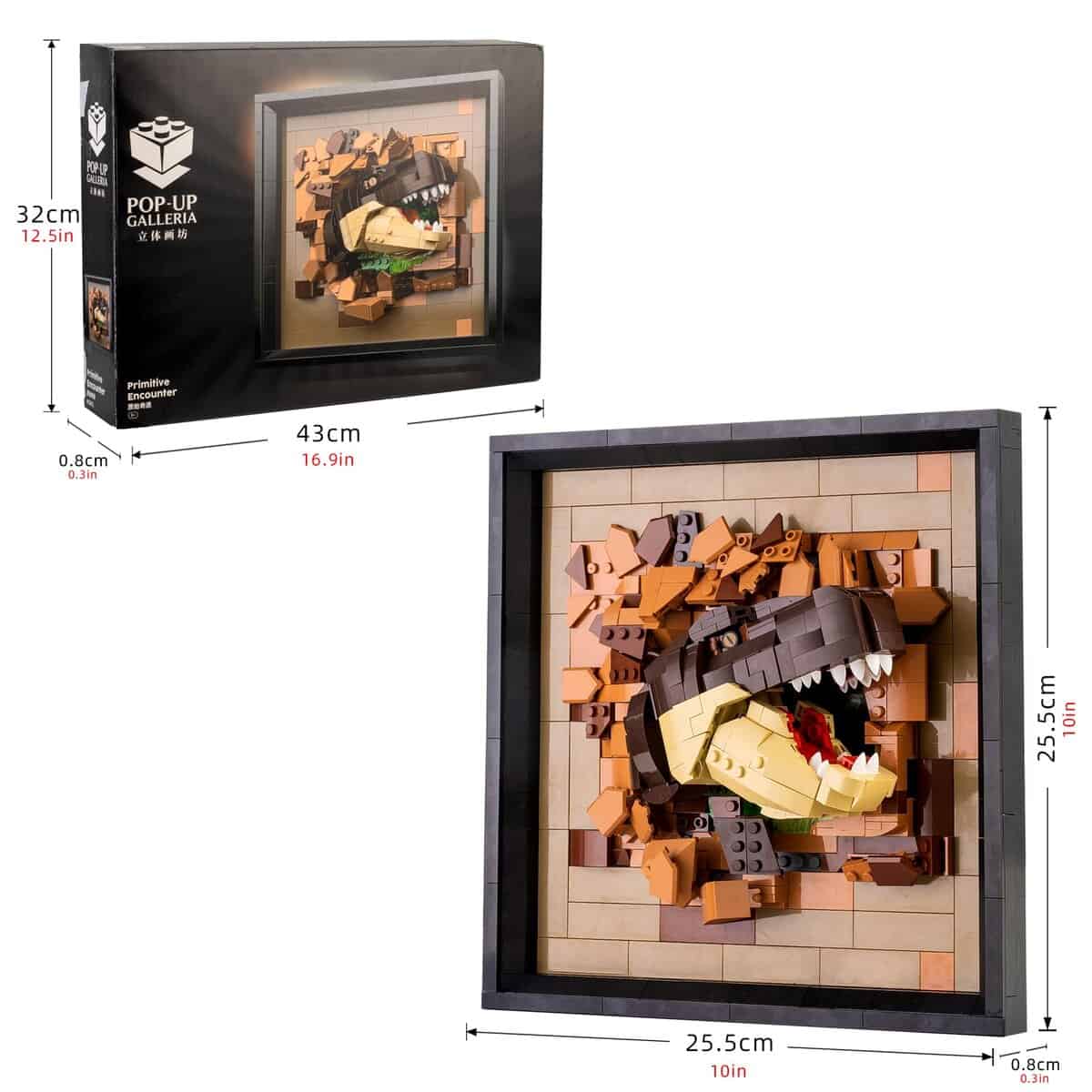 Set de Bloques de Construcción 3D de Dinosaurios CAXIMSY, - Imagen 4