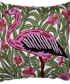 Funda de almohada Kashmir Designs William Morris Flamingo