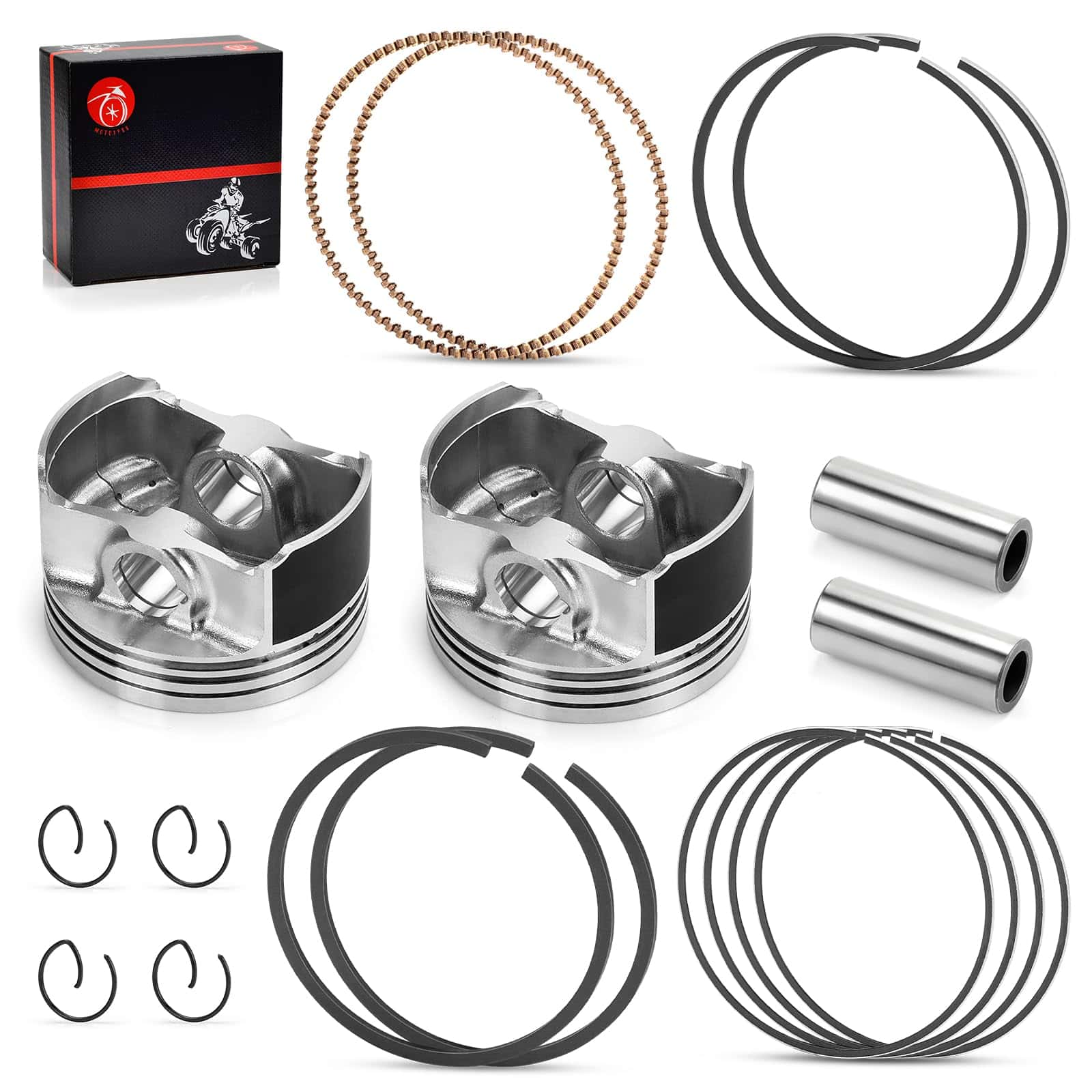Kit de Reconstrucción superior de pistón y anillos para