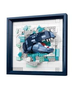Conjunto de bloques de construcción de dinosaurios 3D