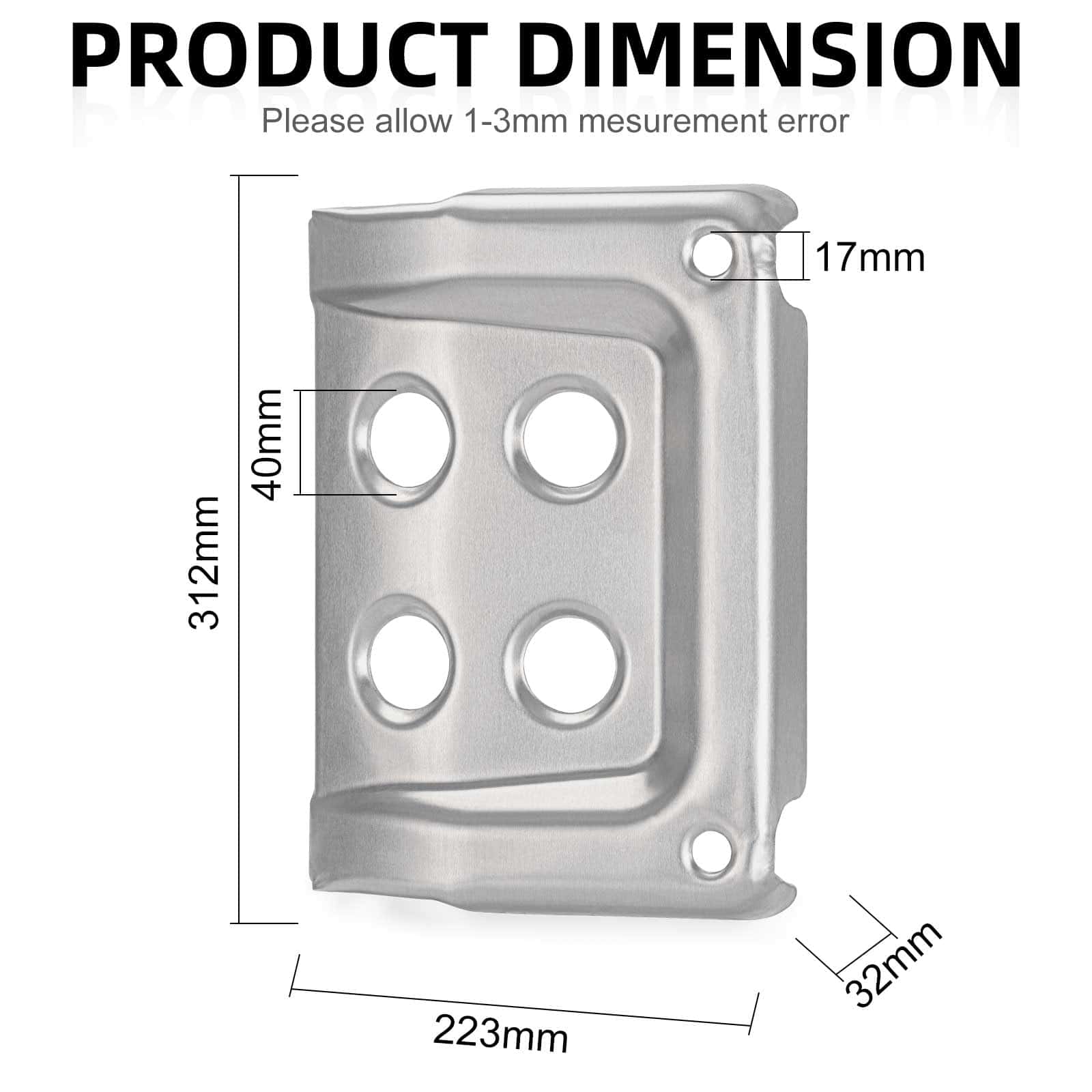 Placa protectora delantera para Honda Foreman 450 TRX450 FE - Imagen 9