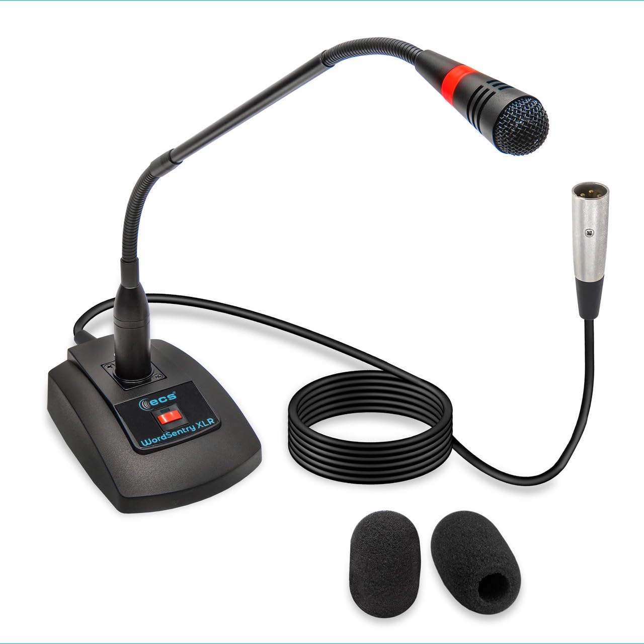 Micrófono de cuello de cisne WordSentry XLR con