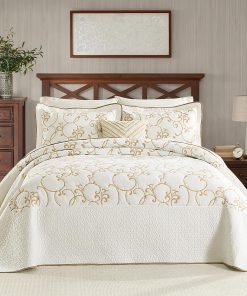 Colcha de Cama King Tamaño Extra Grande 120"x120" - 100%