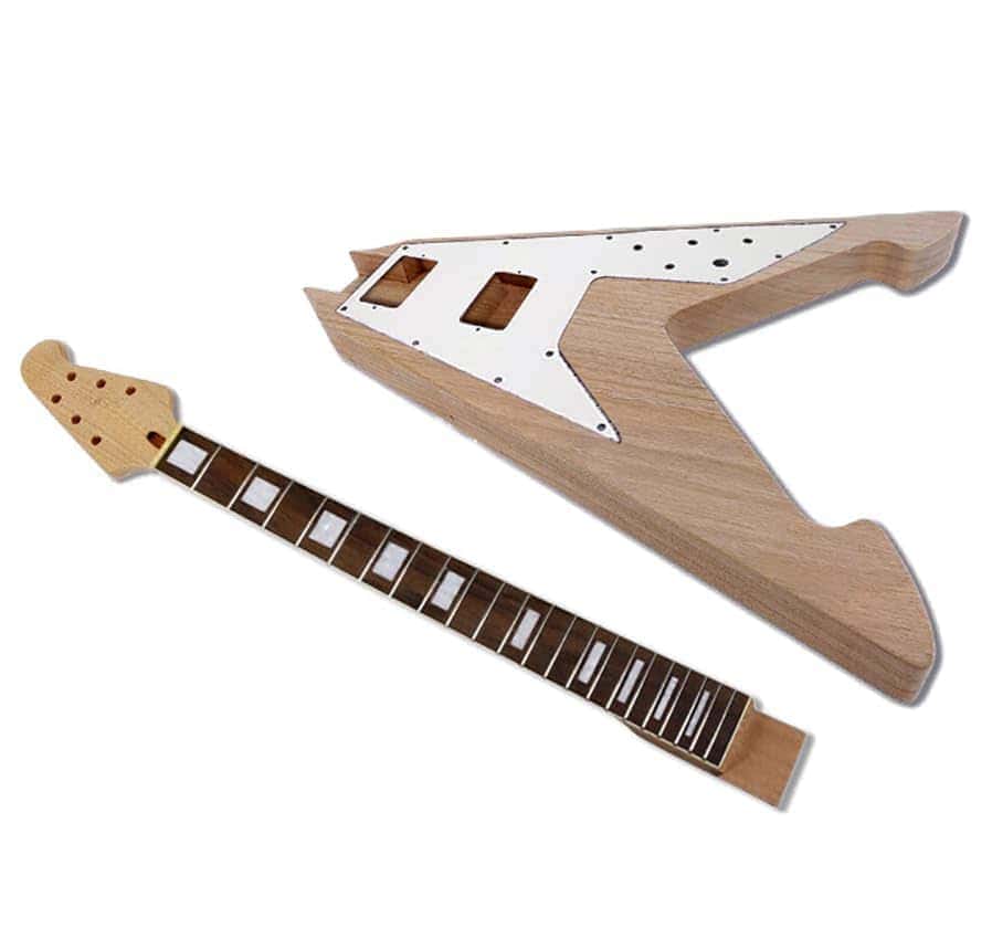 Kit de Guitarra Eléctrica DIY Vetimobato Cuello de Guitarra - Imagen 3