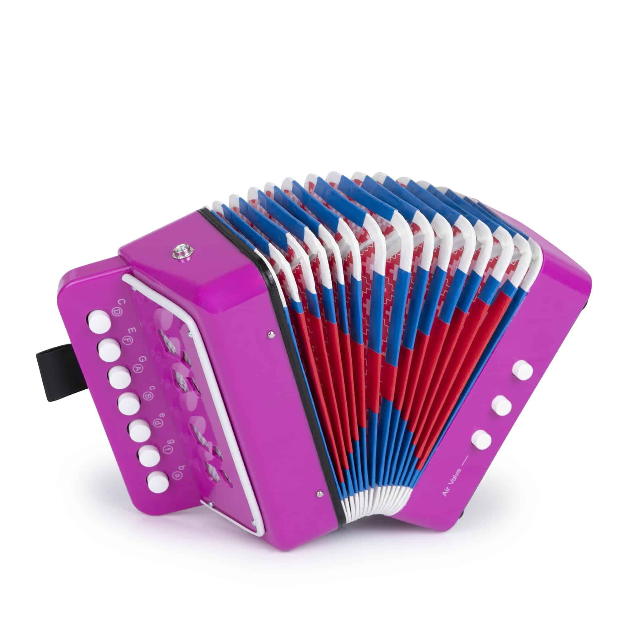 Acordeón de Juguete para Niños con 7 Teclas Vocales.