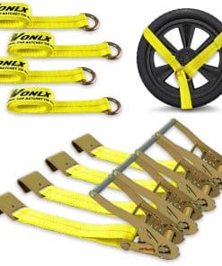 VONLX Correas de Amarre para Autos para Remolques 4