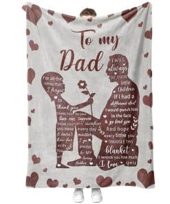 Manta Regalo para Papá - a Mi Papá Manta Conmovedora para