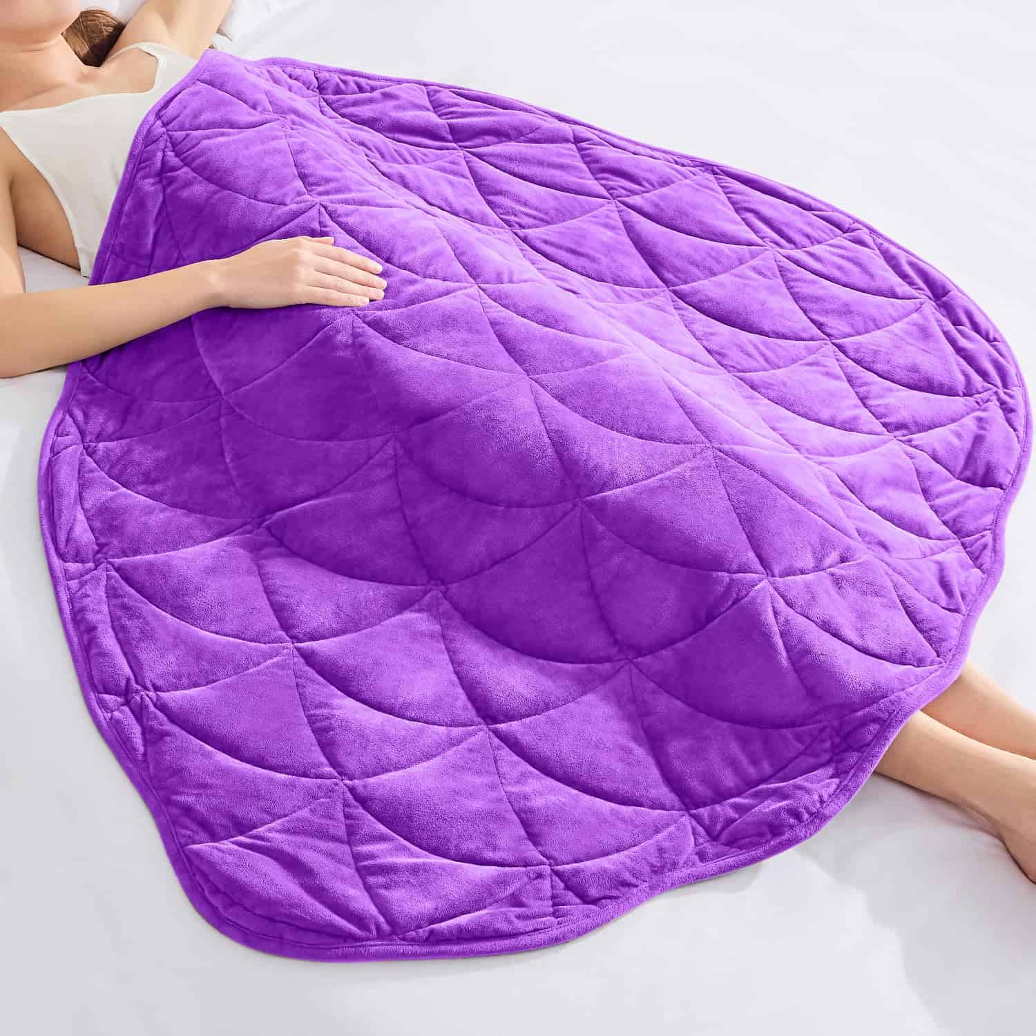 Manta Ponderada immtree para Adultos 7lbs, Manta Ponderada