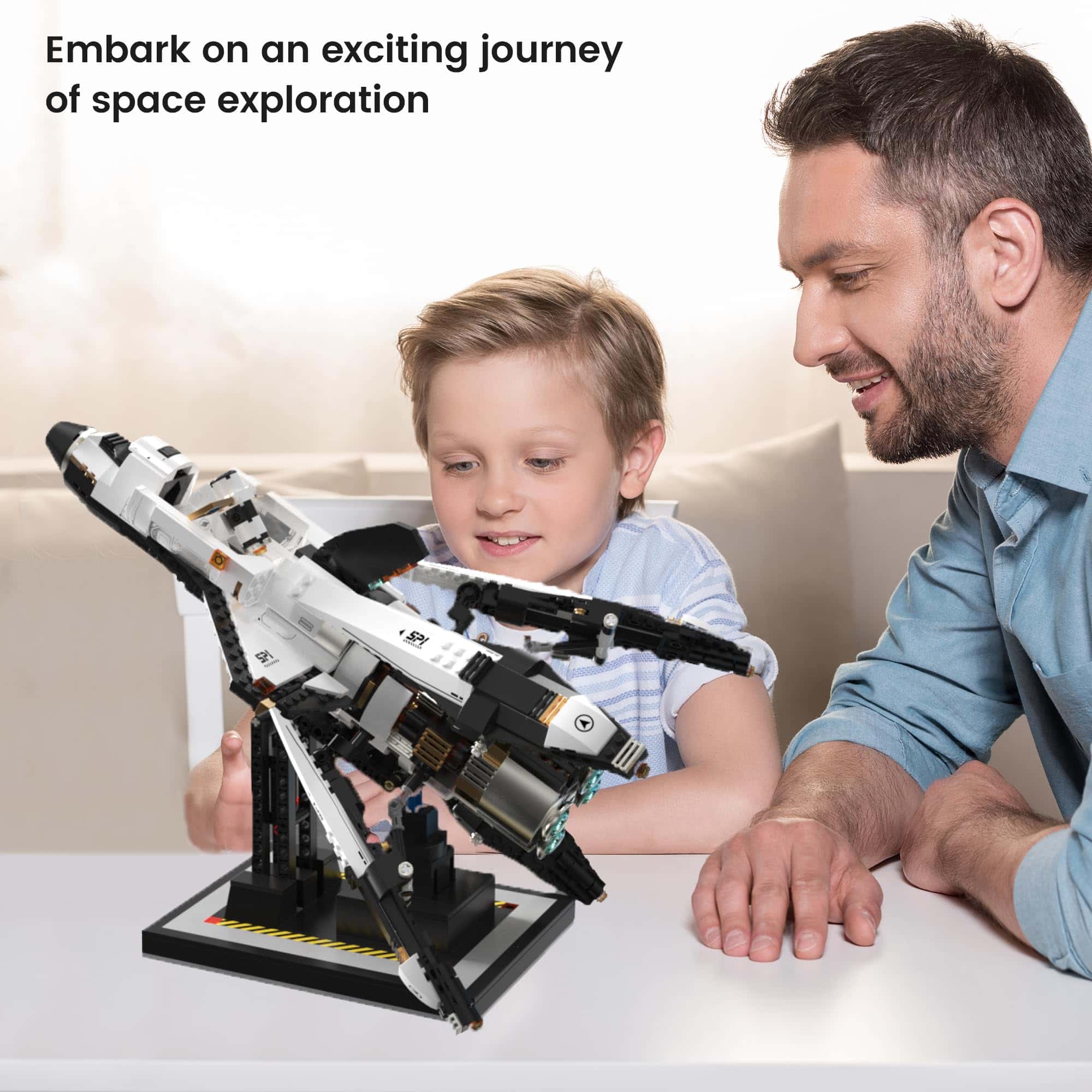 Set de Construcción de Lanzadera de Exploración Espacial - Imagen 7