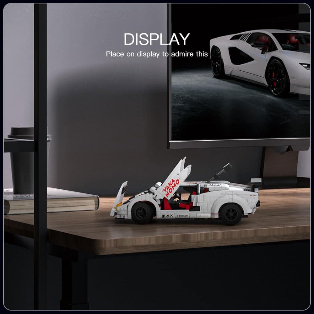 Mould King Car Countach Carro de Control Remoto, Modelo de - Imagen 5