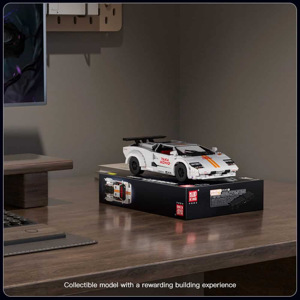 Mould King Car Countach Carro de Control Remoto, Modelo de - Imagen 6