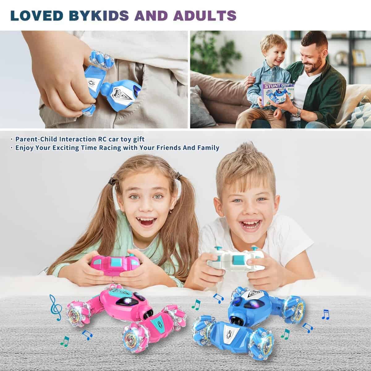 Coche de acrobacias RC con sensor de gestos, regalos de - Imagen 9
