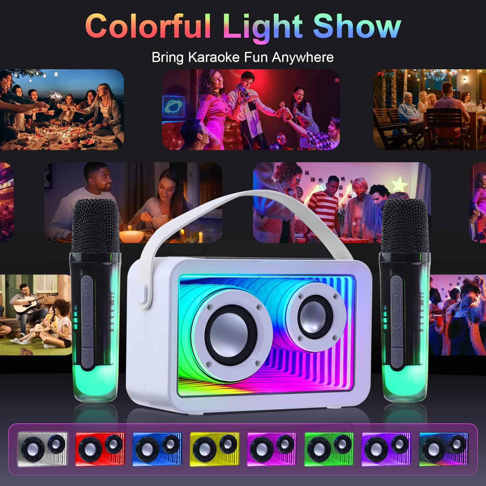 Mini Máquina de Karaoke para Niños y Adultos, Altavoz - Imagen 5