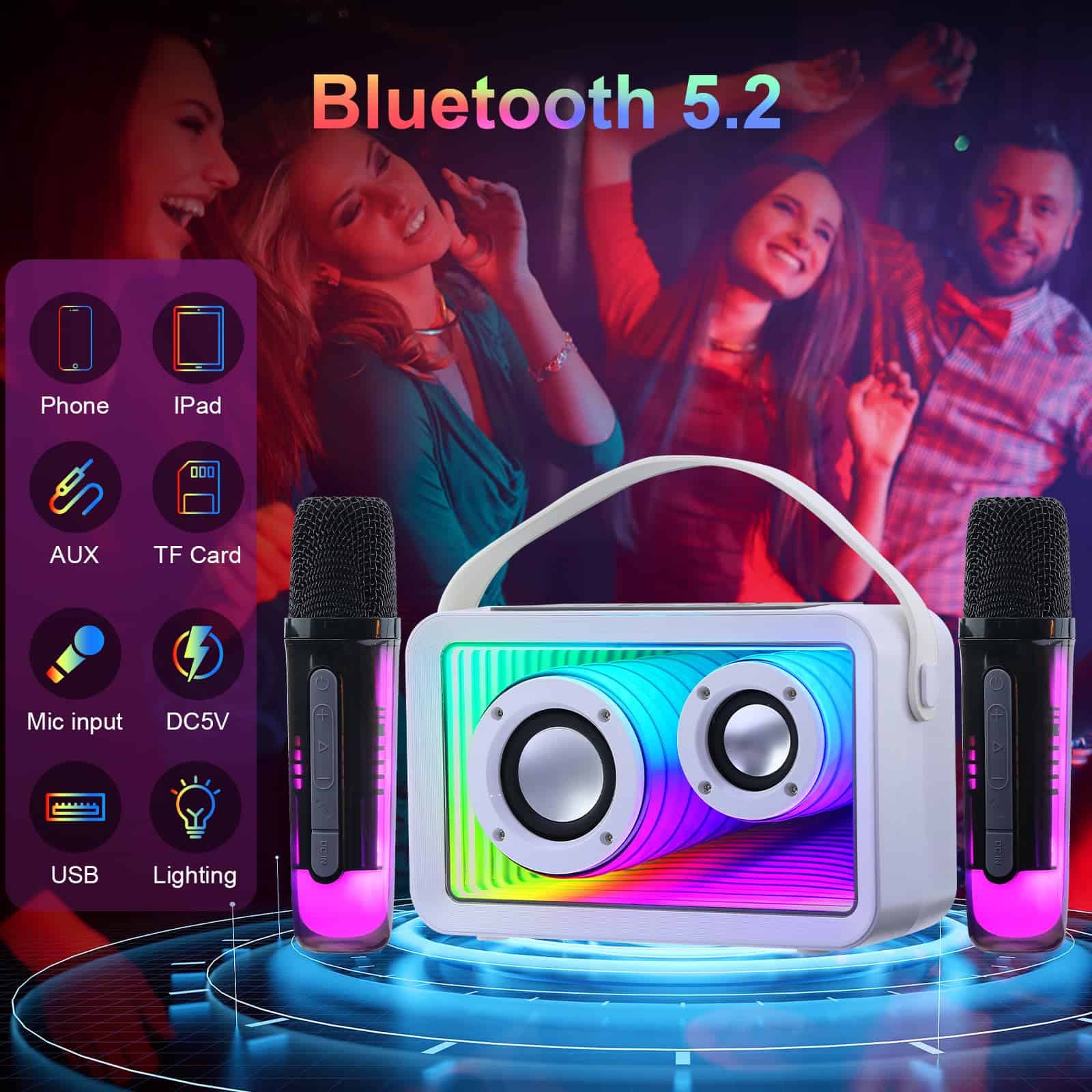 Mini Máquina de Karaoke para Niños y Adultos, Altavoz - Imagen 3